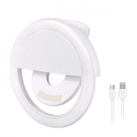 Светодиодное селфи кольцо Selfie Ring Light от батареек