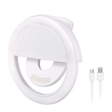 Светодиодное селфи кольцо Selfie Ring Light от батареек