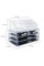 Акриловый органайзер Cosmetic Storage Box для косметики с зеркалом