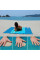 Пляжная подстилка коврик покрывало анти-песок Beach Mat 200 x 150 см Blue