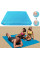Пляжная подстилка коврик покрывало анти-песок Beach Mat 200 x 150 см Blue