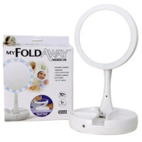 Настільне дзеркало косметичне з Led-підсвіткою My Fold Away