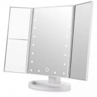 Настільне косметичне складане дзеркало з LED-підсвіткою SUPERSTAR MAGNIFYING MIRROR