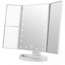 Настольное косметическое складное зеркало с LED-подсветкой SUPERSTAR MAGNIFYING MIRROR