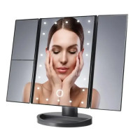 Косметическое складное зеркало Led Mirror с LED подсветкой