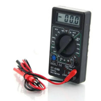 Мультиметр тестер із захистом від перевантажень DT 830B + щупи