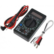 Мультиметр-тестер цифровой DT-838 черный