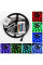 Светодиодная лента влагозащищенная с контроллером пульт и БП UKC 3528 SMD RGB 5м