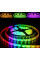 Светодиодная лента влагозащищенная с контроллером пульт и БП UKC 3528 SMD RGB 5м