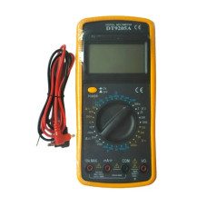 Портативный цифровой мультиметр DT-9205 с дисплеем, тестер силы тока, напряжения, опоры