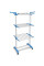 Складная стойка сушилка для белья в 3 яруса Garment Rack With Wheels