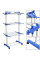 Складная стойка сушилка для белья в 3 яруса Garment Rack With Wheels