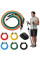 Набор эспандеров для фитнеса многофункциональный 5 жгутов Power Resistance Bands в чехле