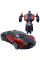 Машинка Трансформер Bugatti Robot Car Size 18 Красная