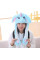 Светящаяся шапка Единорог Pikachu Toys Soft With Led с двигающими ушками