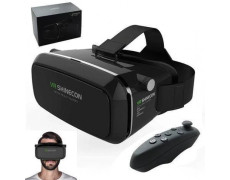 Окуляри віртуальної реальності VR Shinecon із пультом чорні
