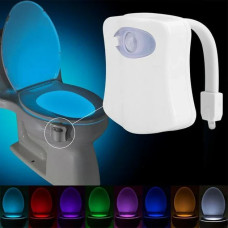 Светодиодная LED подсветка Light Bowl для унитаза с датчиком движения