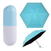 Карманный зонт в футляре капсула Umbrella U1 в чехле