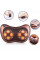 Беспроводная роликовая массажная подушка с инфракрасным прогревом Massage Pillow 8028