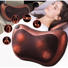 Массажная подушка подголовник Massage pillow for home and car 8028, виброподушка