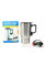 Термокружка с подогревом Electric Mug Автомобильная 400мл 12v Silver