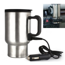 Термокружка с подогревом Electric Mug Автомобильная 400мл 12v Silver