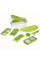 Овочерізка Nicer Dicer Plus 12в1 - багатофункціональна овочерізка, подрібнювач, слайсер, терка, найсер