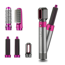 Фен-щетка для волос Hot Air Styler 5 в 1 стайлер с функциями придания объема, выпрямления, завивки