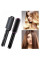 Расческа выпрямитель для волос с турмалиновым покрытием Hair Straightener HQT-909 черная