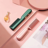 Портативний гребінець для укладання волосся USB, HAIR COMB LY-297, Рожевий