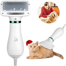 Фен расческа для шерсти собак и кошек Pet Grooming Dryer WN 10 2в1 массажер щетка для груминга животных