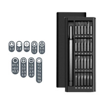 Набір викруток 25 в 1 магнітні Біти Torx Hex Precision DIY розбірний мінікейс