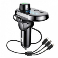 ФМ Модулятор автомобильный Q15-BT ((BLUETOOTH)) (Type-C/V8/Light) HZ