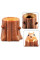 Игрушка антистресс Pop It Фуфлик выпрыгивающая белка силиконовая Brown