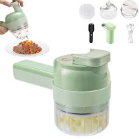 Ручний подрібнювач для овочів 4в1 Food Chopper Овочерізка електрична