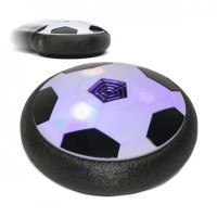 Детский летающий футбольный аэромяч Hoverball светящийся