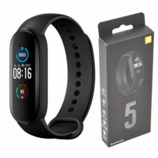 Часы смарт Band M5 Band Watch шагомер, фитнес браслет, черные