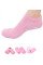 Увлажняющие гелевые носочки с приятным ароматом SPA Gel Socks розовые