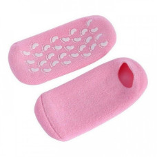 Увлажняющие гелевые носочки с приятным ароматом SPA Gel Socks розовые