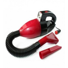 Универсальный компактный пылесос с фонарем для машины CAR VACUM CLEANER красный