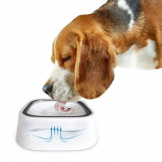 ЁМиска антипроливайка для собак и кошек MAGIC BOWL 1,5л White