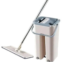 Швабра з віджимом та відром 2 в 1 Hand Free Cleaning Mop 6л