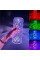 Ночная лампа светильник AND463 хрустальная ваза, RGB-подсветка 16 цветов