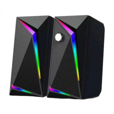 Колонки для компьютера MUSIC D.J. M-110C с RGB-освещением, проводное подключение