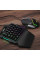 Игровой комплект 198I G506, проводная клавиатура и мышь, компактный дизайн, черный цвет