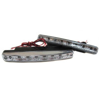 Світлодіодні ходові вогні DRL 8 LED діодів Фари денного світла