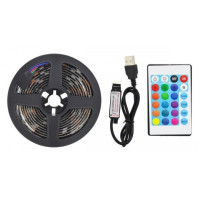 Світлодіодна LED-стрічка RGB 5050 комплект 2 метри від USB різнобарвна