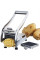 Прес для нарізування картоплі фрі соломкою металевий ручний слайсер Potato Chipper картоплерізка