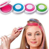 Мелки для волос  Hot Huez Разноцветные красители тени для детей и взрослых 4 шт