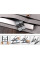 Подставка для ноутбука или планшета Laptop Stand складная регулируемая по высоте Black